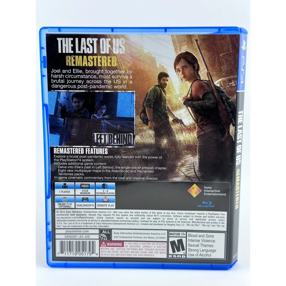 Sony Interactive Entertainment last us